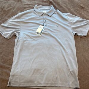 Men's Gray Callaway Golf Polo